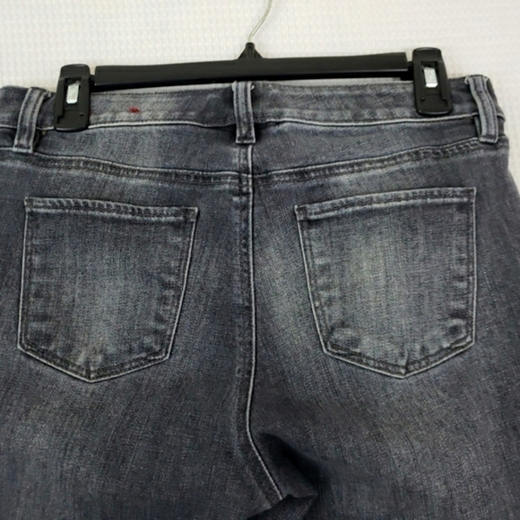 Talbots~Size 6 Petite~Black Denim Flawless Five Pocket Slim Ankle Curvy Jeans. - Picture 4 of 11